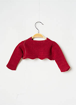 Boléro coupe cintrée rouge J.O MILANO fille