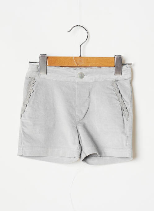 Short stretch taille ajustable gris J.O MILANO fille