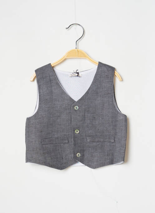 Gilet sans manche coupe cintrée gris J.O MILANO garcon