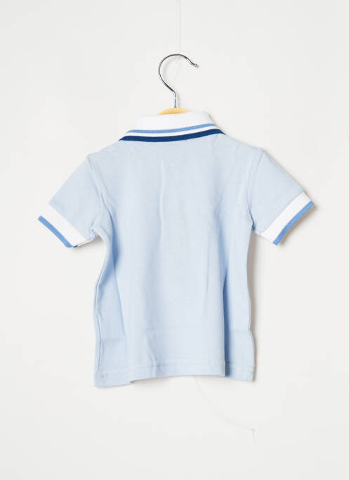 Polo coupe droite manches courtes bleu J.O MILANO garcon