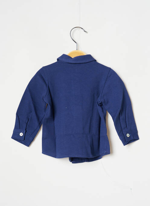 Chemise manches longues bleu J.O MILANO garçon