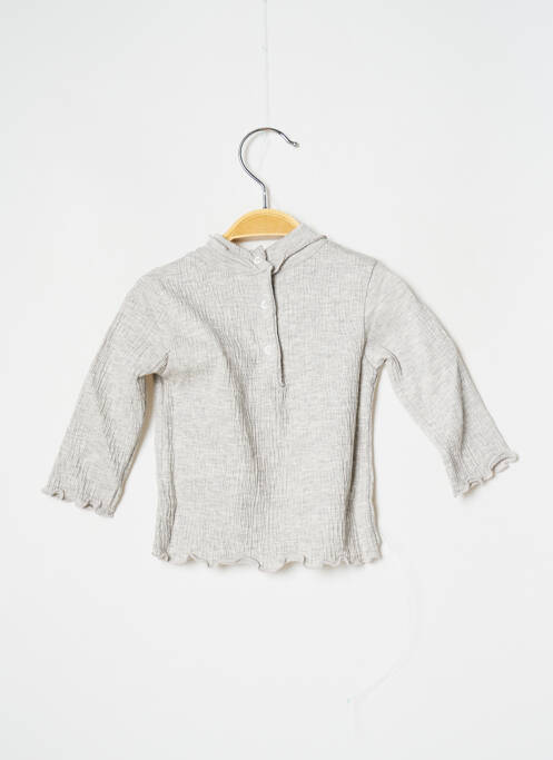 Sous-pull gris J.O MILANO pour fille