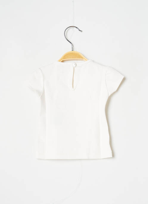 T-shirt blanc J.O MILANO pour fille