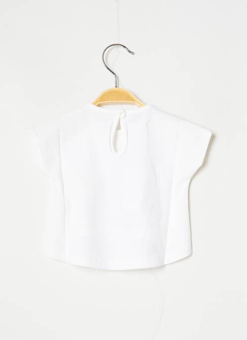 T-shirt blanc J.O MILANO pour fille