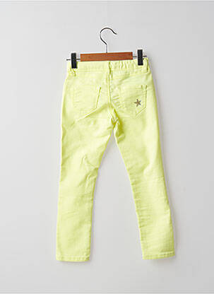 Pantalon slim stretch taille ajustable jaune STOOKER fille
