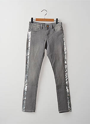 Jeans skinny gris STOOKER pour fille