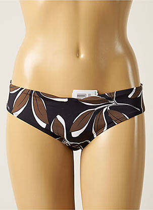 Bas de maillot de bain imprimé fleurs shorty noir AUBADE femme