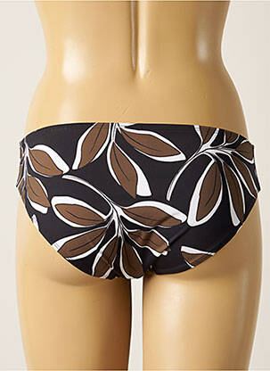 Bas de maillot de bain imprimé fleurs shorty noir AUBADE femme