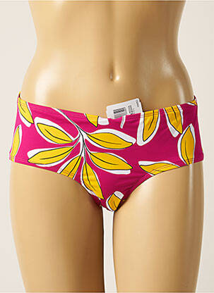 Bas de maillot de bain imprimé fleurs shorty rose AUBADE femme