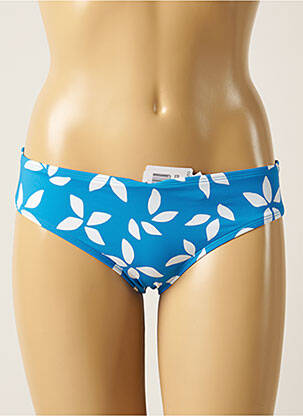 Bas de maillot de bain imprimé fleurs shorty bleu AUBADE femme