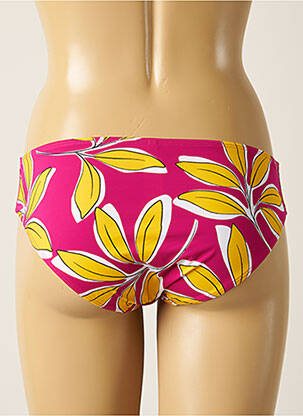 Bas de maillot de bain imprimé fleurs culotte rose AUBADE femme