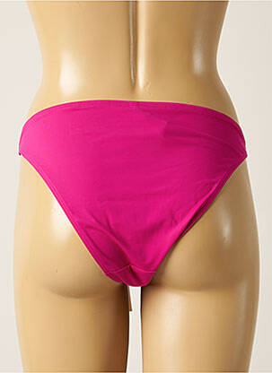 Bas de maillot de bain micro fibres bikini rose AUBADE femme