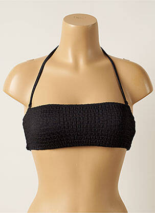 Haut de maillot de bain stretch haut bandeau noir BARTS femme