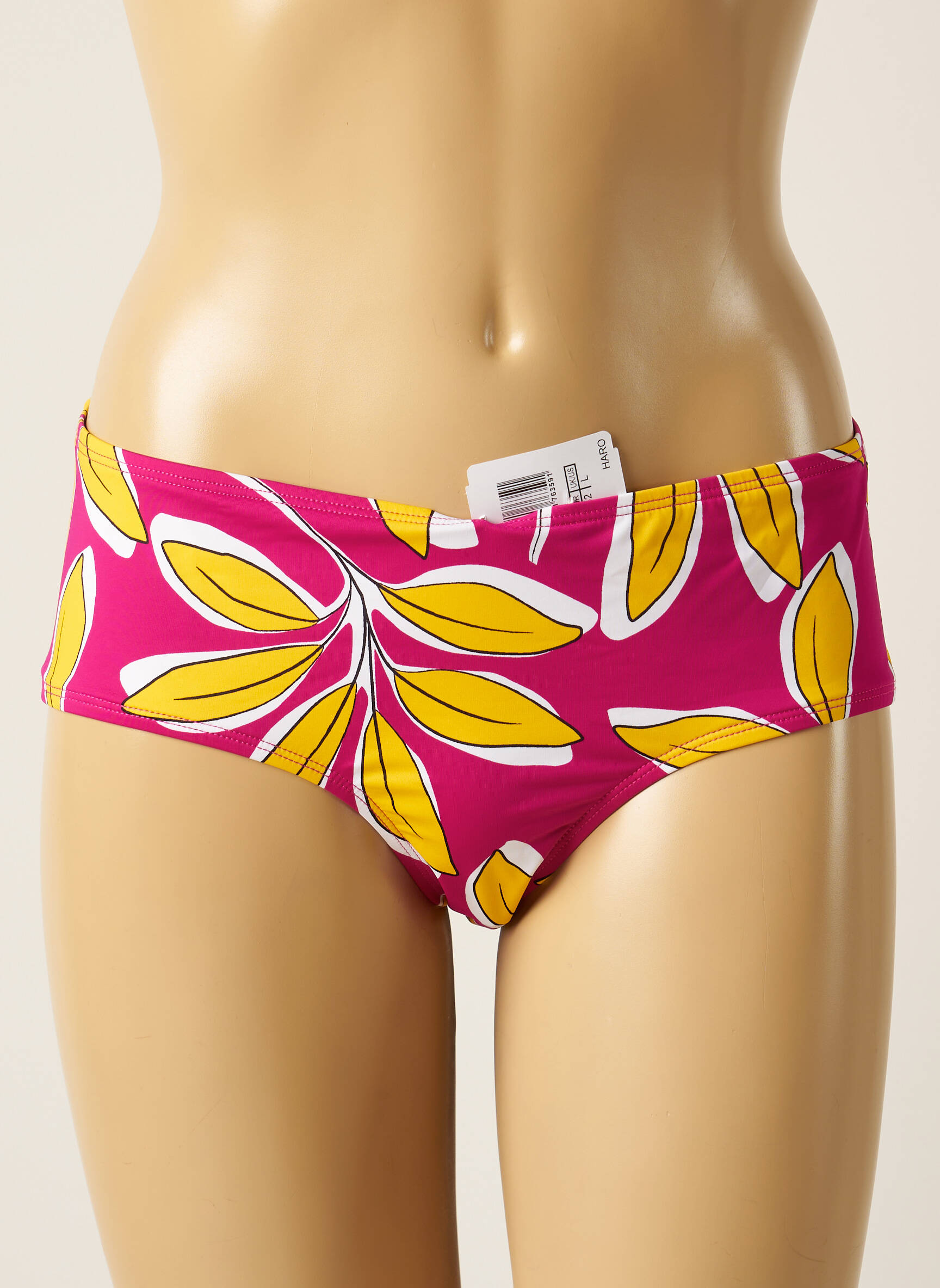 Bas de maillot de bain imprimé fleurs shorty rose AUBADE femme
