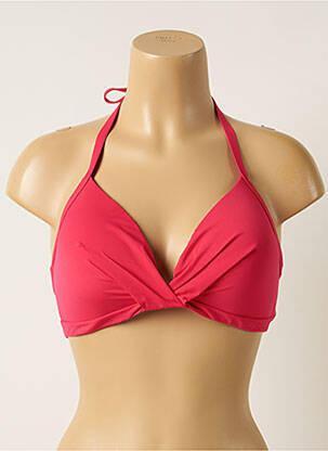 Haut de maillot de bain stretch haut soutien-gorge avec mousse de rembourrage amovible rouge BARTS femme