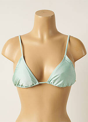 Haut de maillot de bain stretch haut soutien-gorge moulé vert BARTS femme