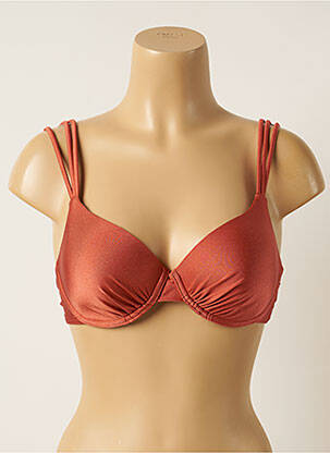 Haut de maillot de bain haut soutien-gorge moulé haut soutien-gorge moulé orange BARTS femme