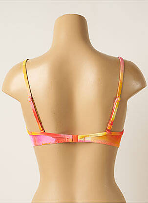 Haut de maillot de bain stretch haut soutien-gorge moulé orange CHERRY BEACH femme
