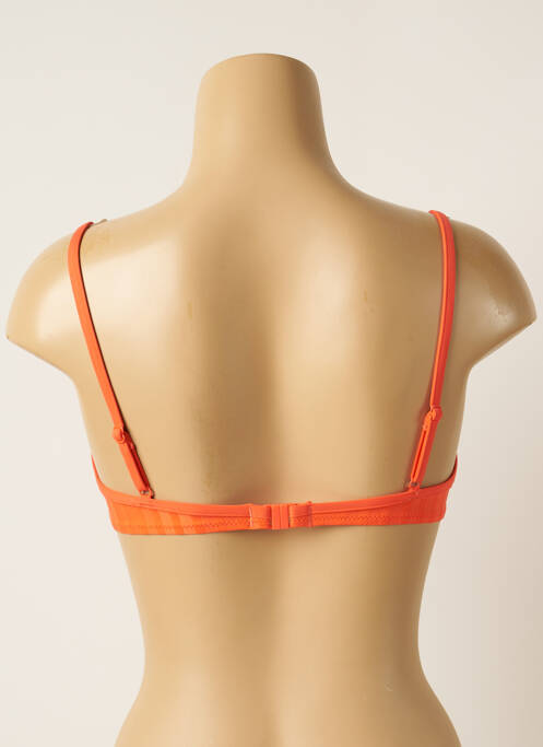 Haut de maillot de bain orange CHERRY BEACH femme