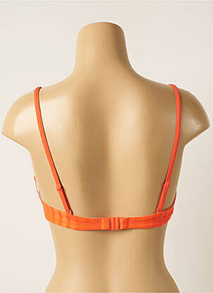 Haut de maillot de bain stretch haut soutien-gorge moulé orange CHERRY BEACH femme