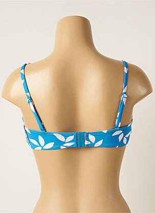 Haut de maillot de bain stretch haut soutien-gorge avec mousse de rembourrage amovible bleu AUBADE femme