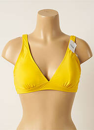 Haut de maillot de bain stretch haut soutien-gorge avec mousse de rembourrage amovible jaune AUBADE femme