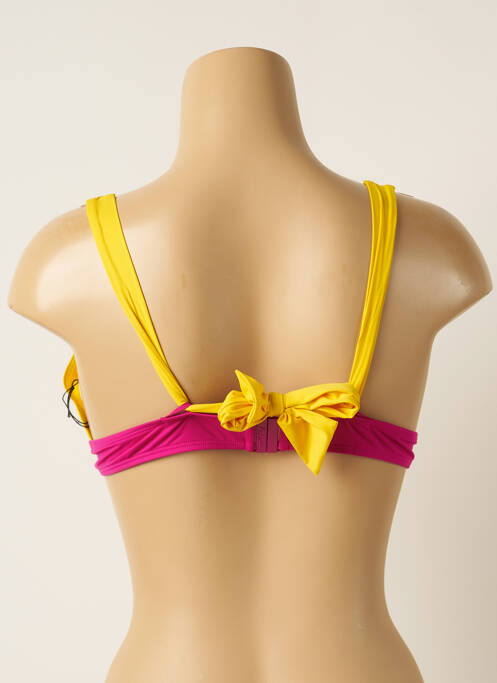 Haut de maillot de bain stretch haut soutien-gorge avec mousse de rembourrage amovible jaune AUBADE femme
