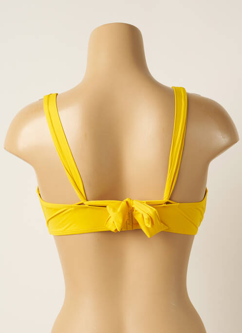Haut de maillot de bain jaune AUBADE pour femme