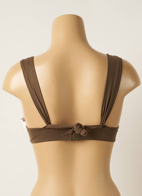 Haut de maillot de bain marron AUBADE femme