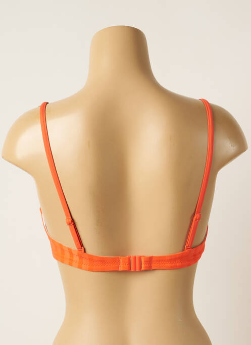 Haut de maillot de bain orange CHERRY BEACH pour femme