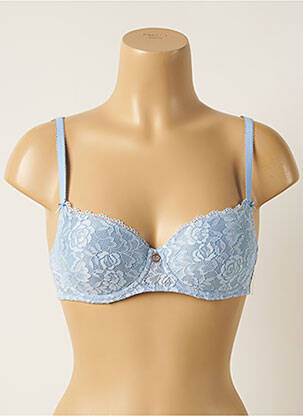 Soutien-gorge broderie bleu AUBADE femme