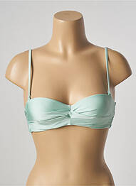 Haut de maillot de bain stretch haut soutien-gorge balconnet vert BARTS femme