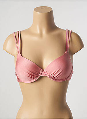 Haut de maillot de bain haut soutien-gorge moulé haut soutien-gorge moulé rose BARTS femme