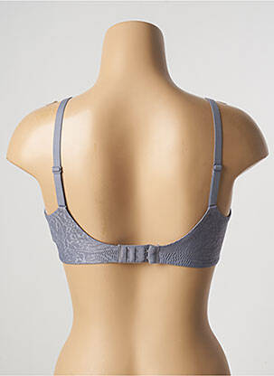 Soutien-gorge effet matière satinée haut soutien-gorge moulé gris FEMILET femme