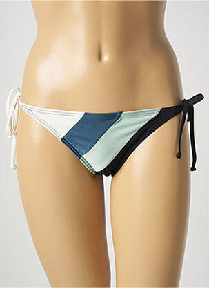 Bas de maillot de bain effet matière satinée bikini vert BARTS femme