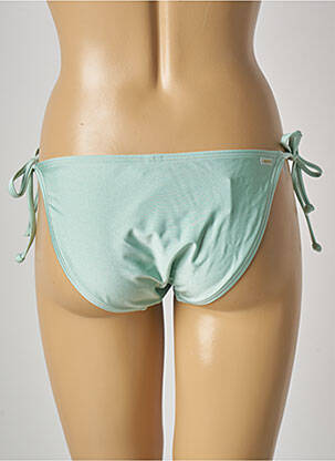 Bas de maillot de bain tissage satiné bikini vert BARTS femme