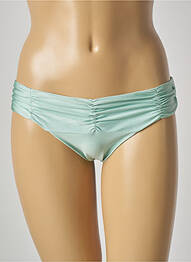 Bas de maillot de bain tissage satiné culotte vert BARTS femme