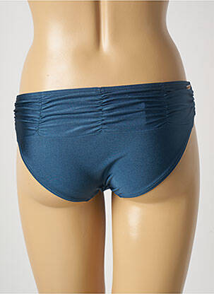 Bas de maillot de bain tissage satiné culotte bleu BARTS femme
