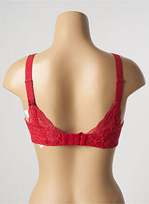 Soutien-gorge effet matière satinée haut soutien-gorge emboitant rouge AUBADE femme