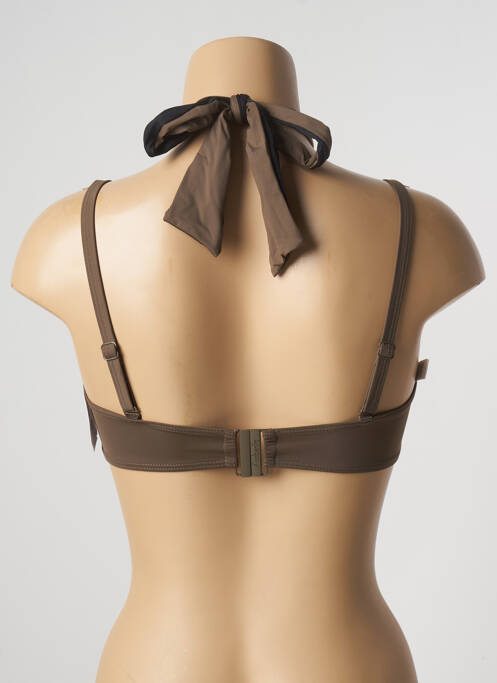 Haut de maillot de bain marron AUBADE pour femme