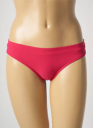 Bas de maillot de bain effet matière satinée culotte rose BARTS femme