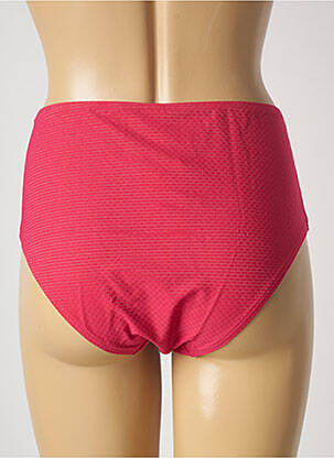 Bas de maillot de bain effet matière satinée culotte rose SIMONE PERELE femme