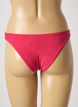 Bas de maillot de bain tissage satiné culotte rose BARTS femme
