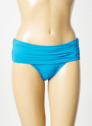 Bas de maillot de bain effet matière satinée culotte bleu AUBADE femme