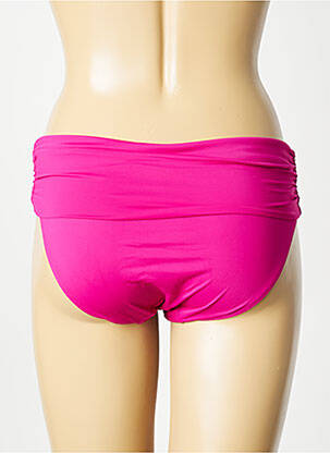 Bas de maillot de bain effet matière satinée culotte rose AUBADE femme