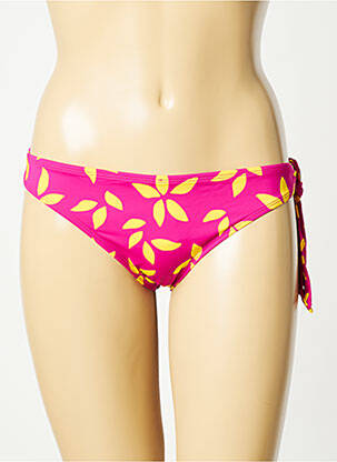Bas de maillot de bain imprimé fantaisie culotte rose AUBADE femme