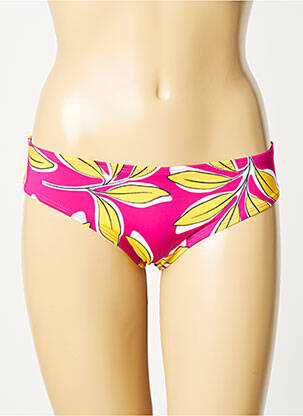 Bas de maillot de bain imprimé fantaisie culotte rose AUBADE femme