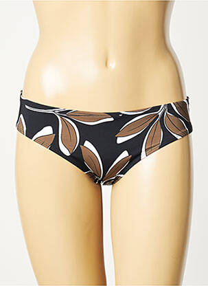 Bas de maillot de bain imprimé fantaisie culotte noir AUBADE femme