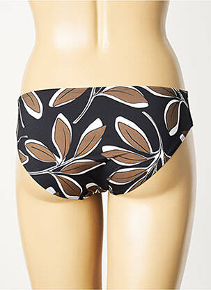 Bas de maillot de bain imprimé fantaisie culotte noir AUBADE femme