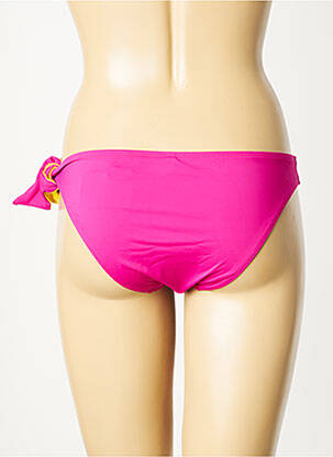 Bas de maillot de bain effet matière satinée culotte rose AUBADE femme